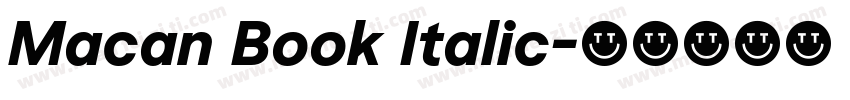 Macan Book Italic字体转换